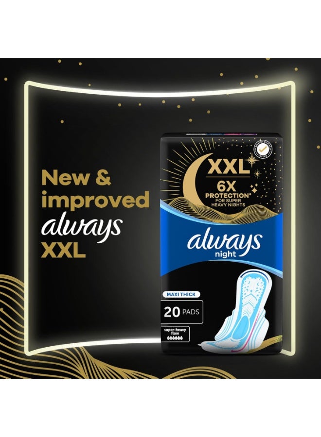 Always Dreamzz pad Cottony Soft Maxi Thick, Night long sanitary pads with wings, 7ct - Image 2
